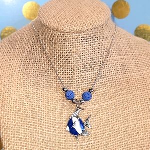 One fish... two fish... Aromatherapy Necklace